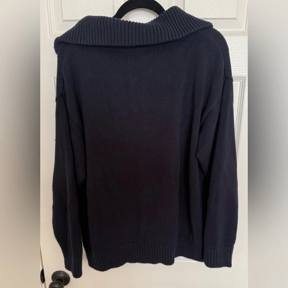 Zara Heavy Knit Zip Sweater